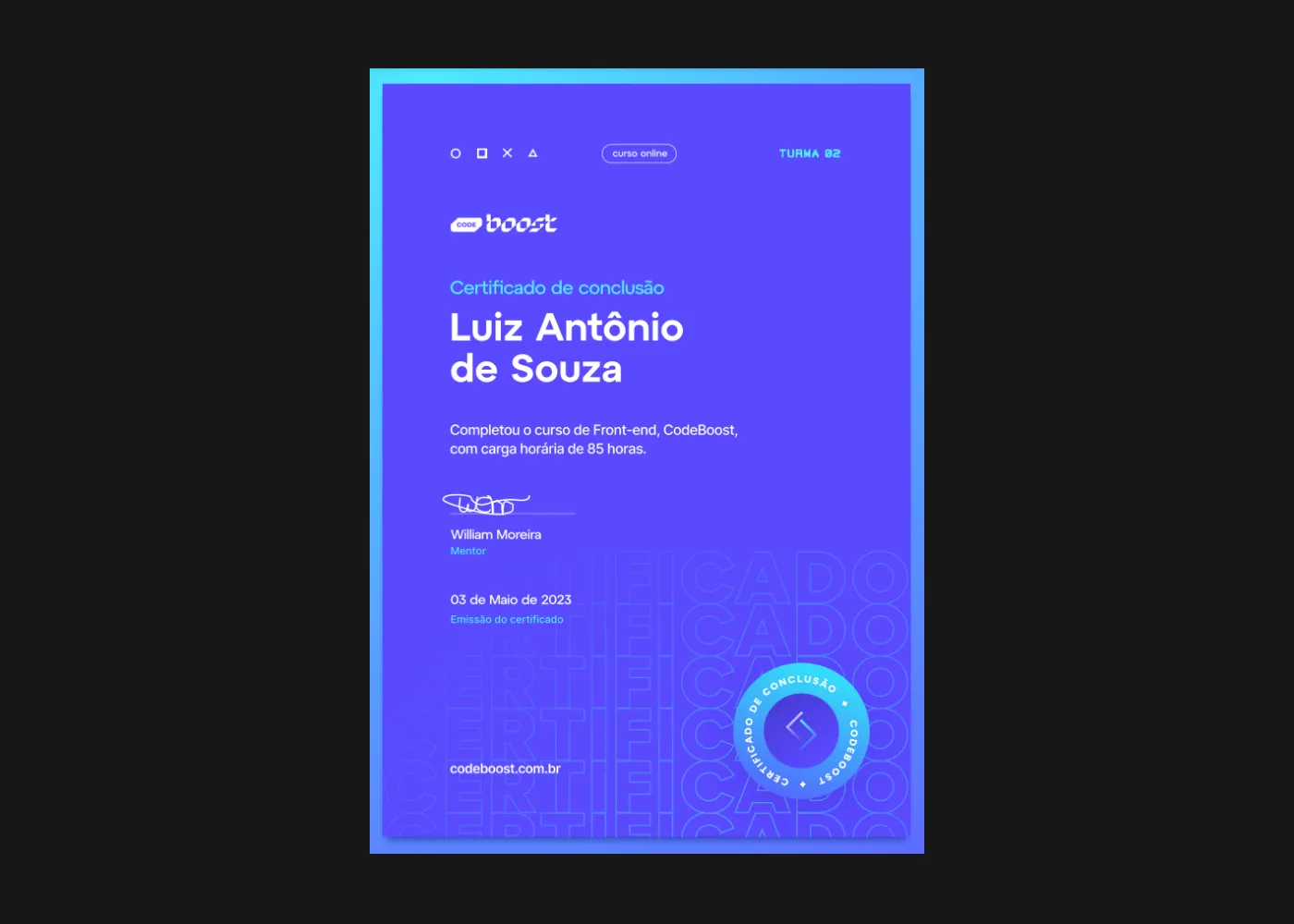 CodeBoost Front-End