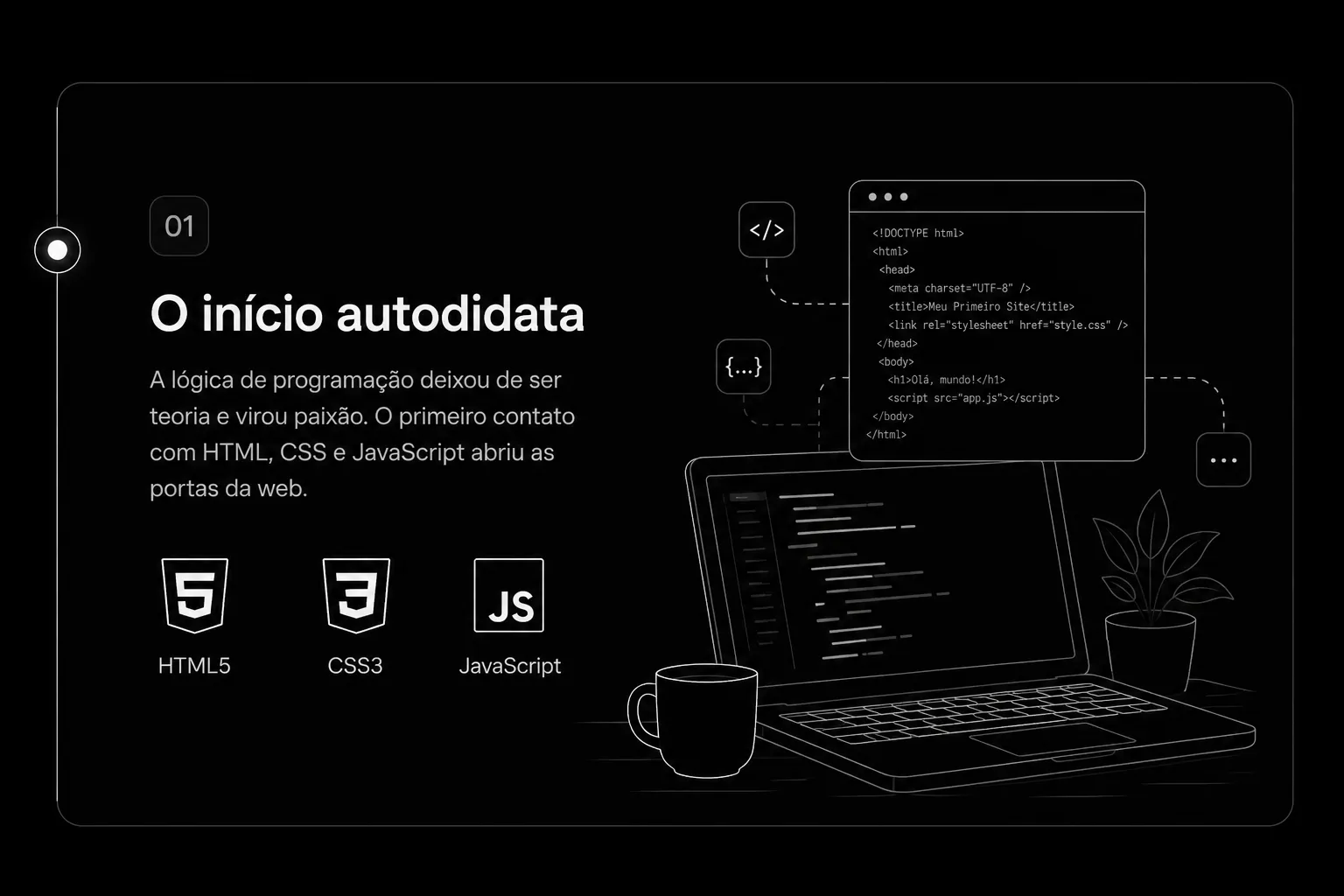O início autodidata