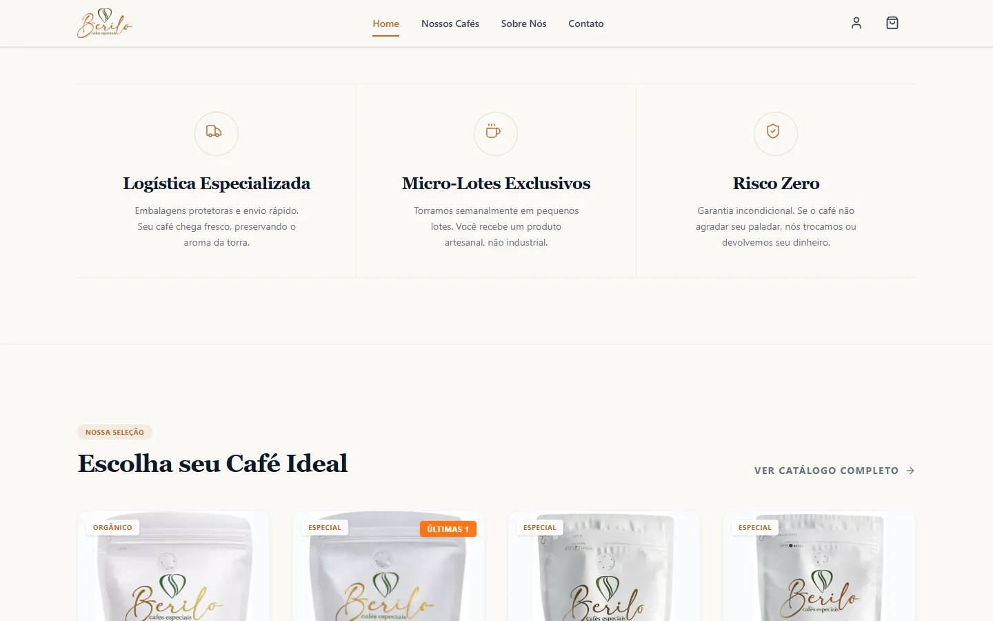 Home page — section 1