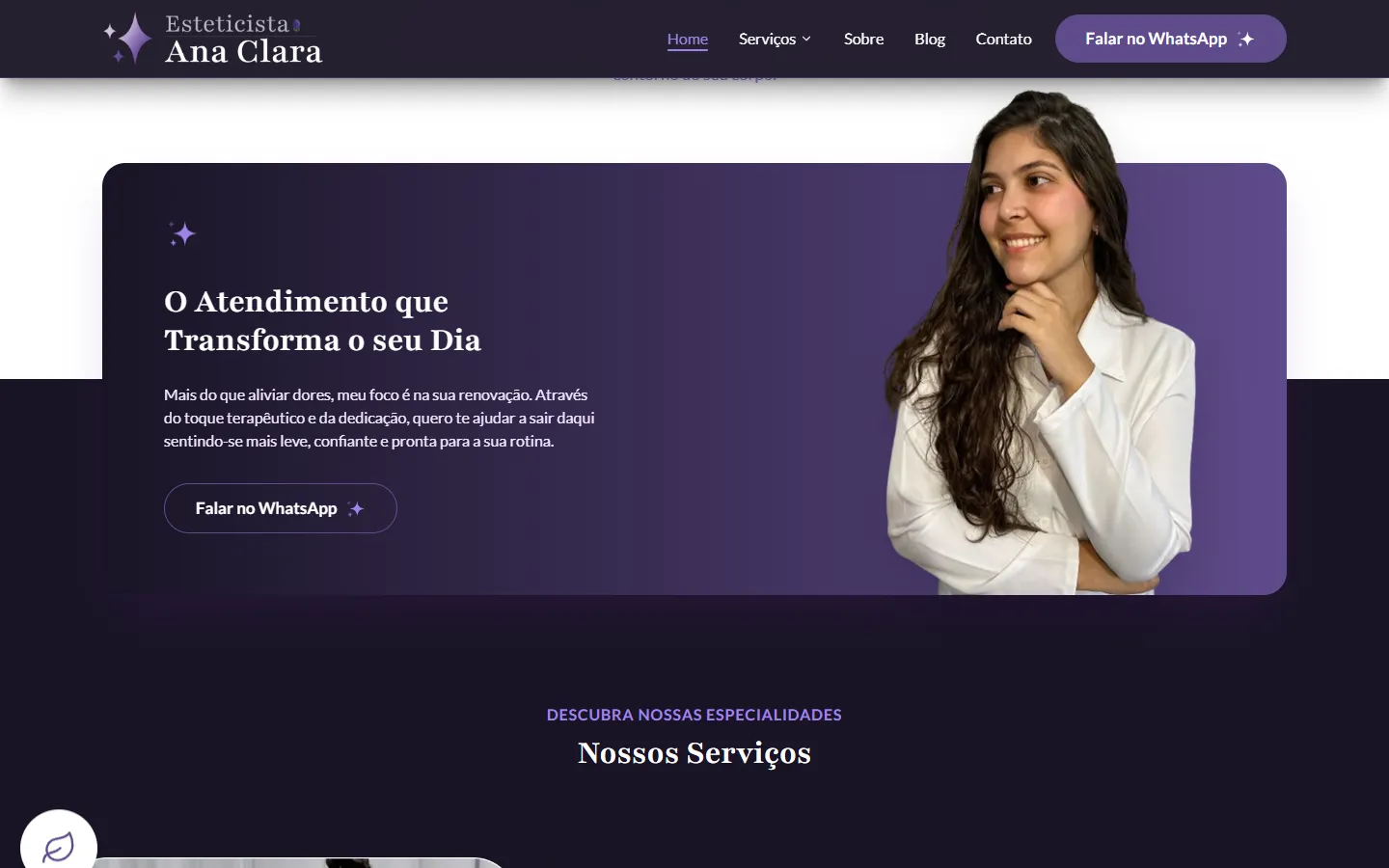 Home page — section 1