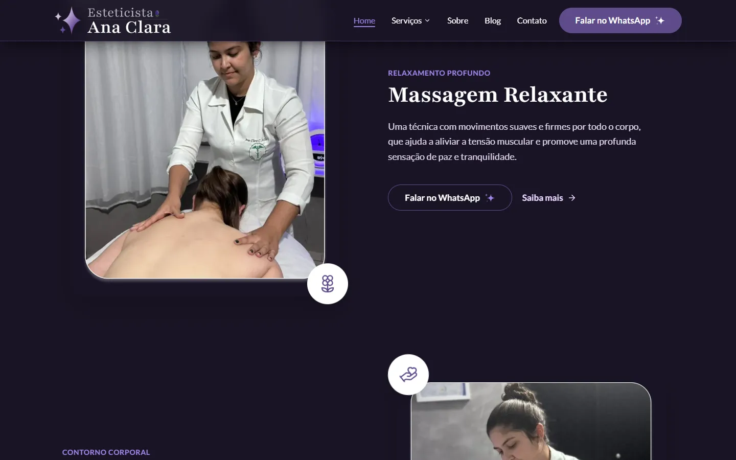 Home page — section 2