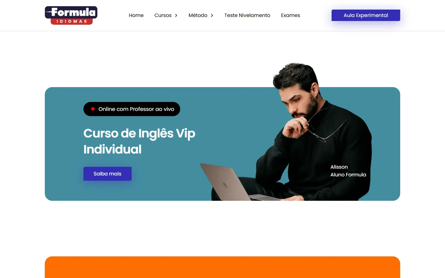 Home page — section 1