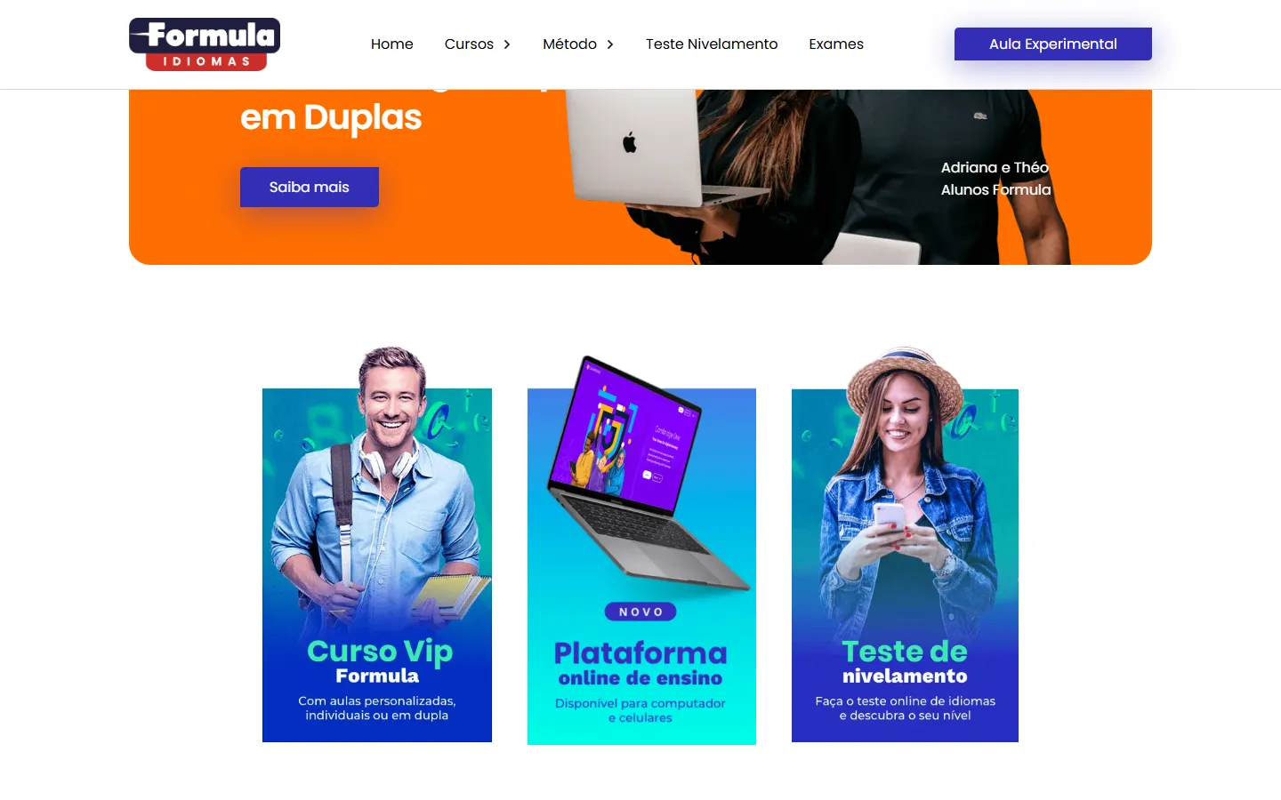 Home page — section 2